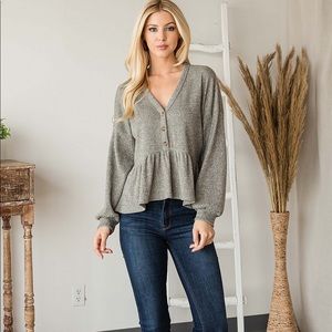 Peplum Sweater